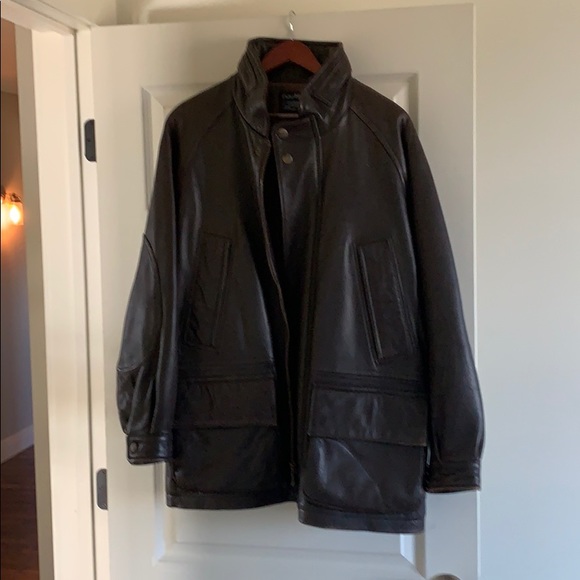 Vintage Men’s Leather Coat - Picture 1 of 3